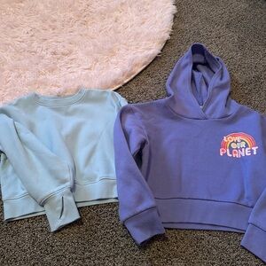All in Motion Blue and Purple Kids Sweatshirts